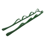 Fascia elastica multifunzionale per stretching yoga, non elastica, da 2,1 m, in tessuto a maglia.