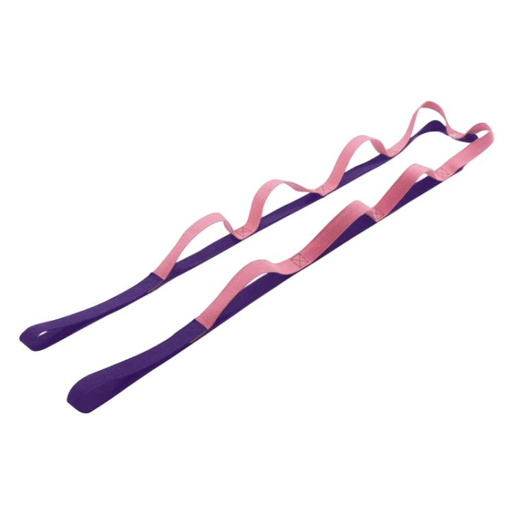 Fascia elastica multifunzionale per stretching yoga, non elastica, da 2,1 m, in tessuto a maglia.