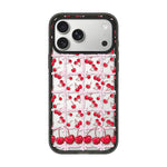 Custodia per telefono in acrilico TPU con motivo a quadri di ciliegie, For iPhone 17 Pro Max, For iPhone 17 Pro, For iPhone 17, For iPhone Air