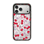 Custodia per telefono in acrilico TPU con motivo a quadri di ciliegie, For iPhone 17 Pro Max, For iPhone 17 Pro, For iPhone 17, For iPhone Air