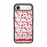 Custodia per telefono in acrilico TPU con motivo a quadri di ciliegie, For iPhone 17 Pro Max, For iPhone 17 Pro, For iPhone 17, For iPhone Air