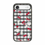 Custodia per telefono in acrilico TPU con motivo a quadri di ciliegie, For iPhone 17 Pro Max, For iPhone 17 Pro, For iPhone 17, For iPhone Air