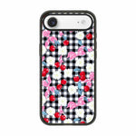 Custodia per telefono in acrilico TPU con motivo a quadri di ciliegie, For iPhone 17 Pro Max, For iPhone 17 Pro, For iPhone 17, For iPhone Air