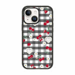 Custodia per telefono in acrilico TPU con motivo a quadri di ciliegie, For iPhone 13 Pro Max, For iPhone 13 Pro, For iPhone 13, For iPhone 12
