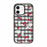 Custodia per telefono in acrilico TPU con motivo a quadri di ciliegie, For iPhone 13 Pro Max, For iPhone 13 Pro, For iPhone 13, For iPhone 12