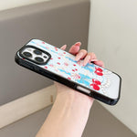 Custodia per telefono in acrilico TPU con motivo a quadri di ciliegie, For iPhone 17 Pro Max, For iPhone 17 Pro, For iPhone 17, For iPhone Air