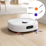 Per i pezzi di ricambio dell'aspirapolvere robot Narwal J5, Main Brush, Dual Side Brush, White Mop Pad, Grey Mop Pad, 2pcs Activated Carbon Filter, Dual Filter, Dust Bag, Main Brush Cover
