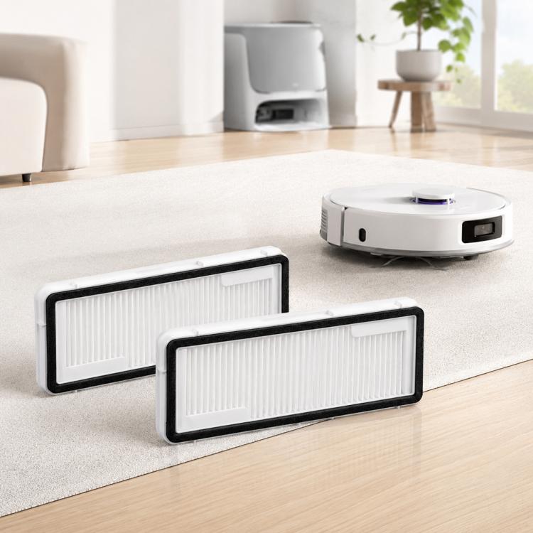 Per i pezzi di ricambio dell'aspirapolvere robot Narwal J5, Main Brush, Dual Side Brush, White Mop Pad, Grey Mop Pad, 2pcs Activated Carbon Filter, Dual Filter, Dust Bag, Main Brush Cover