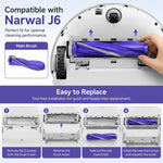Per i pezzi di ricambio dell'aspirapolvere robot Narwal J6, Main Brush, Side Brush, Dual Filter, Dust Bag, Track Mop Pad