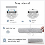 Ricambi per robot aspirapolvere Narwal Xiaoyao 002 / 002 Max, Track Mop Pad, Main Brush, Dual Side Brush for 002, Side Brush for 002 Max, Dual Filter, Auto Refill and Drain Version Dust Bag, Base Station Version Dust Bag