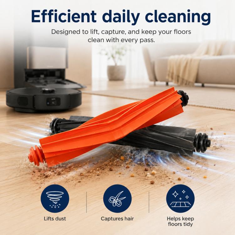 Ricambi per l'aspirapolvere robot Dreame X40 Pro Ultra, Dual Main Brush, Filter, Side Brush, Mop Pad, Activated Carbon Dust Bag