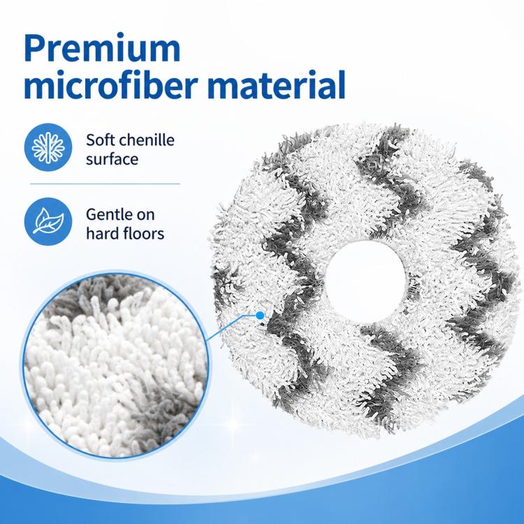 Ricambi per robot aspirapolvere Dreame X50 / X50 Pro / X40 Enhanced Edition / S40 Enhanced Edition, White Striped Mop Pad, Blue Striped Mop Pad, Filter, Main Brush Cover, Mop Pad Holder