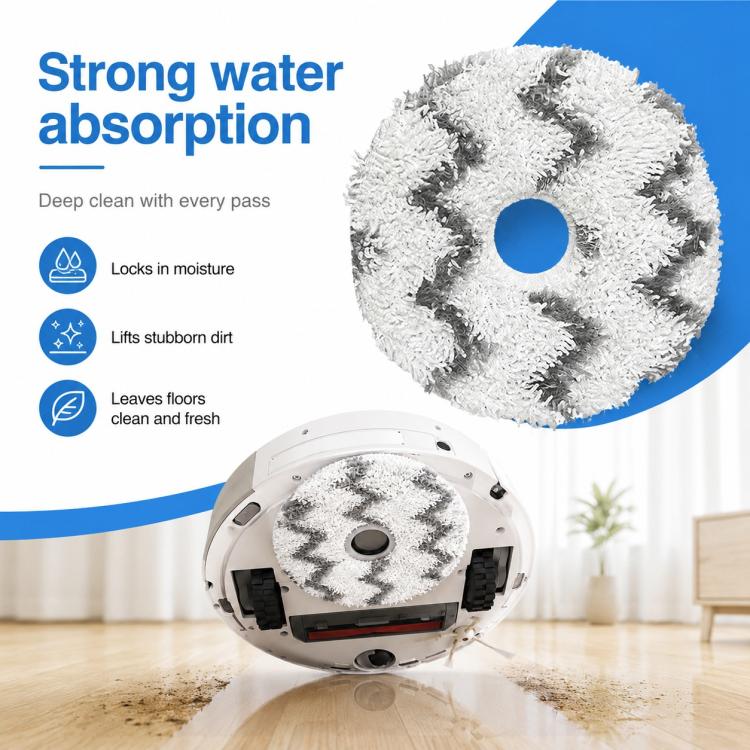 Ricambi per robot aspirapolvere Dreame X50 / X50 Pro / X40 Enhanced Edition / S40 Enhanced Edition, White Striped Mop Pad, Blue Striped Mop Pad, Filter, Main Brush Cover, Mop Pad Holder