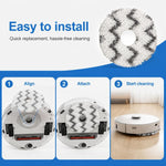 Ricambi per robot aspirapolvere Dreame X50 / X50 Pro / X40 Enhanced Edition / S40 Enhanced Edition, White Striped Mop Pad, Blue Striped Mop Pad, Filter, Main Brush Cover, Mop Pad Holder
