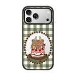 Custodia per telefono in TPU acrilico trasparente con orso e mela, For iPhone 17 Pro Max, For iPhone 17 Pro, For iPhone 17, For iPhone Air, For iPhone 16 Pro Max, For iPhone 16 Pro