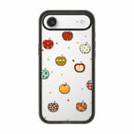 Custodia per telefono in TPU acrilico trasparente con orso e mela, For iPhone 17 Pro Max, For iPhone 17 Pro, For iPhone 17, For iPhone Air, For iPhone 16 Pro Max, For iPhone 16 Pro