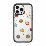 Custodia per telefono in TPU acrilico trasparente con orso e mela, For iPhone 17 Pro Max, For iPhone 17 Pro, For iPhone 17, For iPhone Air, For iPhone 16 Pro Max, For iPhone 16 Pro