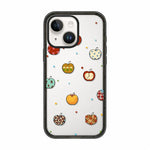 Custodia per telefono in TPU acrilico trasparente con orso e mela, For iPhone 14 Plus, For iPhone 14, For iPhone 14 Pro, For iPhone 14 Pro Max, For iPhone 13 Pro Max, For iPhone 13 Pro