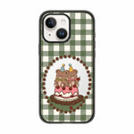 Custodia per telefono in TPU acrilico trasparente con orso e mela, For iPhone 14 Plus, For iPhone 14, For iPhone 14 Pro, For iPhone 14 Pro Max, For iPhone 13 Pro Max, For iPhone 13 Pro