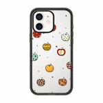 Custodia per telefono in TPU acrilico trasparente con orso e mela, For iPhone 13, For iPhone 12, For iPhone 12 Pro Max, For iPhone 12 Pro, For iPhone 11