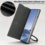 Custodia per telefono in pelle VIETAO con anello magnetico girevole a 360 gradi., For Galaxy Z Fold7 5G, For Galaxy Z Fold6 5G