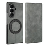 Custodia per telefono in pelle VIETAO con anello magnetico girevole a 360 gradi., For Galaxy Z Fold7 5G, For Galaxy Z Fold6 5G