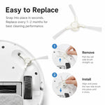 Ricambi per l'aspirapolvere robot Dreame W10 / W10 Pro, Triangle Side Brush, Filter-Free Dust Box, Dust Box Flap, Main Brush Cover, 5pcs Combo