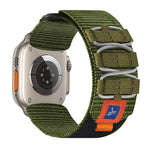 Cinturino per orologio xDfind Sport in nylon con chiusura a strappo., For Apple Watch 42 / 44 / 45 / 46 / 49mm, For Apple Watch 38 / 40 / 41 / S11 42mm