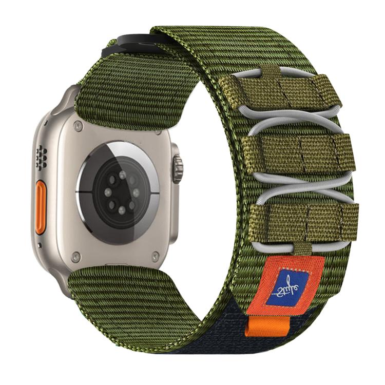 Cinturino per orologio xDfind Sport in nylon con chiusura a strappo., For Apple Watch 42 / 44 / 45 / 46 / 49mm, For Apple Watch 38 / 40 / 41 / S11 42mm