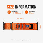 Cinturino per orologio xDfind Sport in nylon con chiusura a strappo., For Apple Watch 42 / 44 / 45 / 46 / 49mm, For Apple Watch 38 / 40 / 41 / S11 42mm