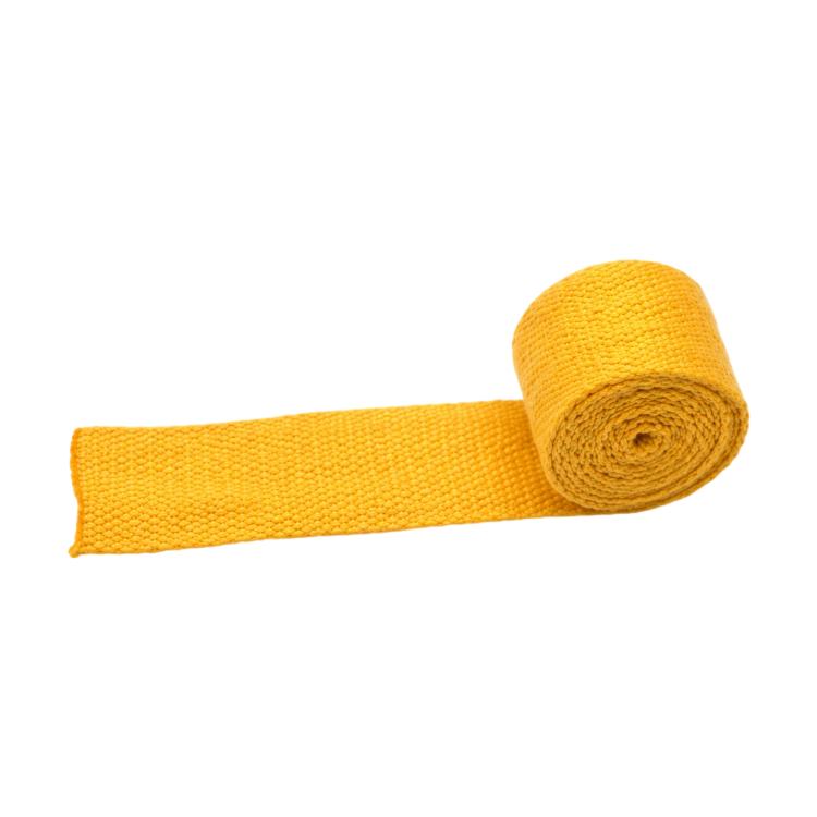 Fascia intrecciata in tela colorata di poliestere e cotone, 50 m, 3.8cm