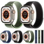 Cinturino per orologio xDfind regolabile con chiusura a strappo in nylon riflettente, For Apple Watch 42 / 44 / 45 / 46 / 49mm, For Apple Watch 38 / 40 / 41 / S11 42mm