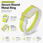 Cinturino per orologio Polar Loop xDfind con fibbia rotonda in metallo, in nylon traspirante con filato di piuma e passante in metallo., S Wrist Circumference 135–170 mm, L Wrist Circumference 170-235mm