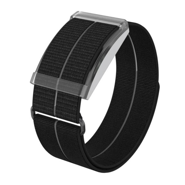 Cinturino per orologio con fibbia in metallo e sgancio rapido in nylon traspirante con filato di piuma per cardiofrequenzimetro COROS xDfind., S Wrist Circumference 135-170mm, L Wrist Circumference 170-235mm