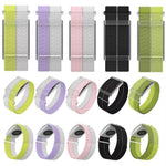 Cinturino per orologio con fibbia in metallo e sgancio rapido in nylon traspirante con filato di piuma per cardiofrequenzimetro COROS xDfind., S Wrist Circumference 135-170mm, L Wrist Circumference 170-235mm