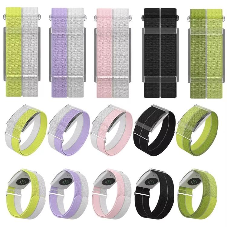 Cinturino per orologio con fibbia in metallo e sgancio rapido in nylon traspirante con filato di piuma per cardiofrequenzimetro COROS xDfind., S Wrist Circumference 135-170mm, L Wrist Circumference 170-235mm