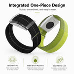 Cinturino per orologio con fibbia in metallo e sgancio rapido in nylon traspirante con filato di piuma per cardiofrequenzimetro COROS xDfind., S Wrist Circumference 135-170mm, L Wrist Circumference 170-235mm