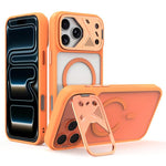 Custodia magnetica ibrida in PC TPU con supporto per lente in metallo e lente., For iPhone 17 Pro Max, For iPhone 17 Pro, For iPhone 17, For iPhone 16 Pro Max