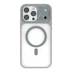 Custodia magnetica ibrida in PC TPU con supporto per lente in metallo e lente., For iPhone 17 Pro Max, For iPhone 17 Pro, For iPhone 17, For iPhone 16 Pro Max