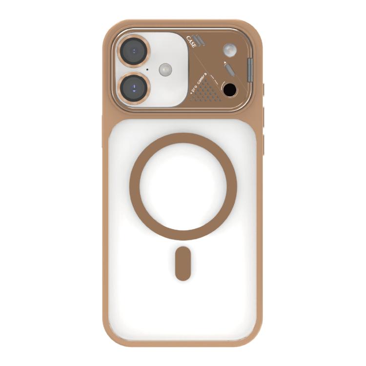Custodia magnetica ibrida in PC TPU con supporto per lente in metallo e lente., For iPhone 16 Pro, For iPhone 16 Plus, For iPhone 16, For iPhone 15 Pro Max
