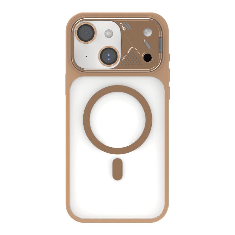 Custodia magnetica ibrida in PC TPU con supporto per lente in metallo e lente., For iPhone 15 Pro, For iPhone 15 Plus, For iPhone 15, For iPhone 14 Plus