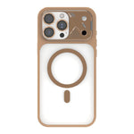 Custodia magnetica ibrida in PC TPU con supporto per lente in metallo e lente., For iPhone 14, For iPhone 14 Pro, For iPhone 14 Pro Max, For iPhone 13 Pro Max
