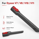 Ricambi per aspirapolvere Dyson V7 / V8 / V10 / V11, Long Flat-Nozzle Cleaning Brush Head
