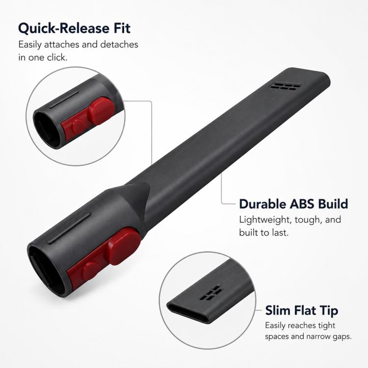 Ricambi per aspirapolvere Dyson V7 / V8 / V10 / V11, Long Flat-Nozzle Cleaning Brush Head