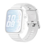 Cinturino in silicone xDfind Sport per Huawei Watch Fit 5 / Fit 5 Pro., Silver Buckle, Black Buckle