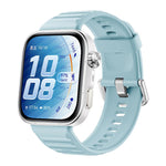 Cinturino in silicone xDfind Sport per Huawei Watch Fit 5 / Fit 5 Pro., Silver Buckle, Black Buckle