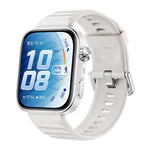 Cinturino in silicone xDfind Sport per Huawei Watch Fit 5 / Fit 5 Pro., Silver Buckle, Black Buckle