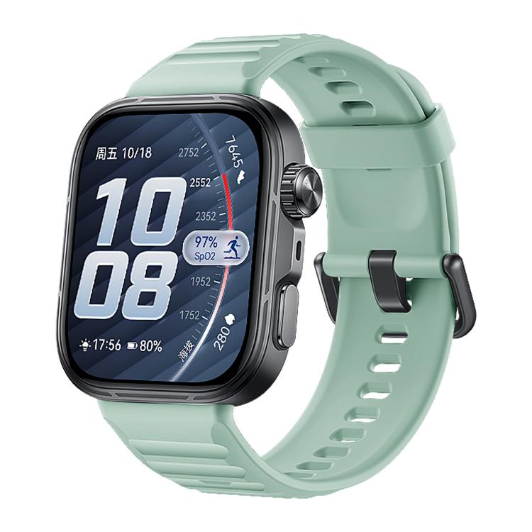 Cinturino in silicone xDfind Sport per Huawei Watch Fit 5 / Fit 5 Pro., Silver Buckle, Black Buckle