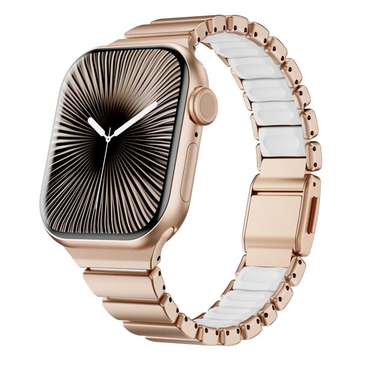 Cinturino per orologio magnetico xDfind in acciaio inossidabile con fibbia Norman., For Apple Watch 38 / 40 / 41 / S11 42mm