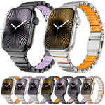 Cinturino per orologio magnetico xDfind in acciaio inossidabile con fibbia Norman., For Apple Watch 38 / 40 / 41 / S11 42mm